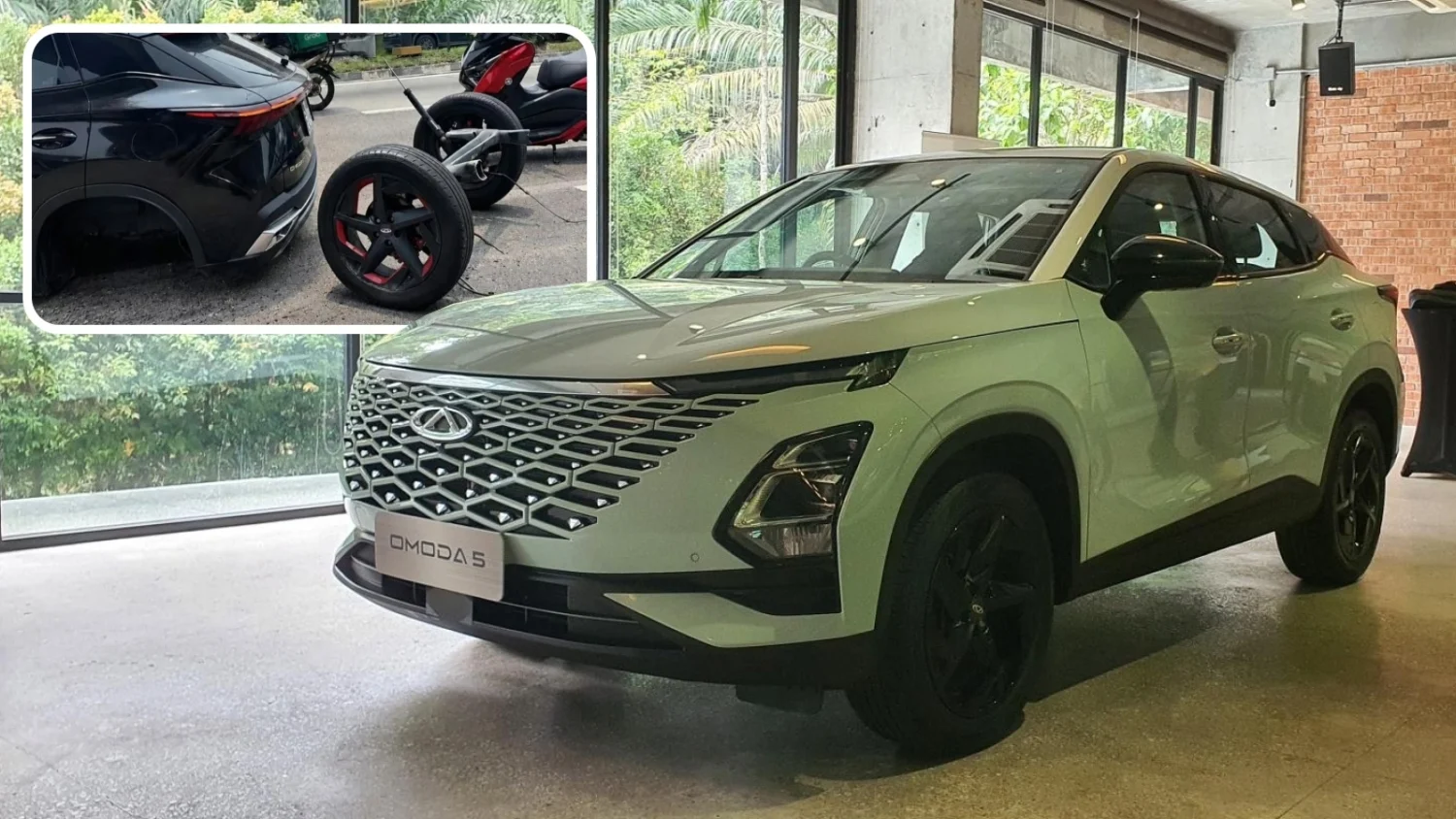 Chery отзывает почти 9 000 кроссоверов Omoda 5 в Малайзии из-за отрыва задней балки